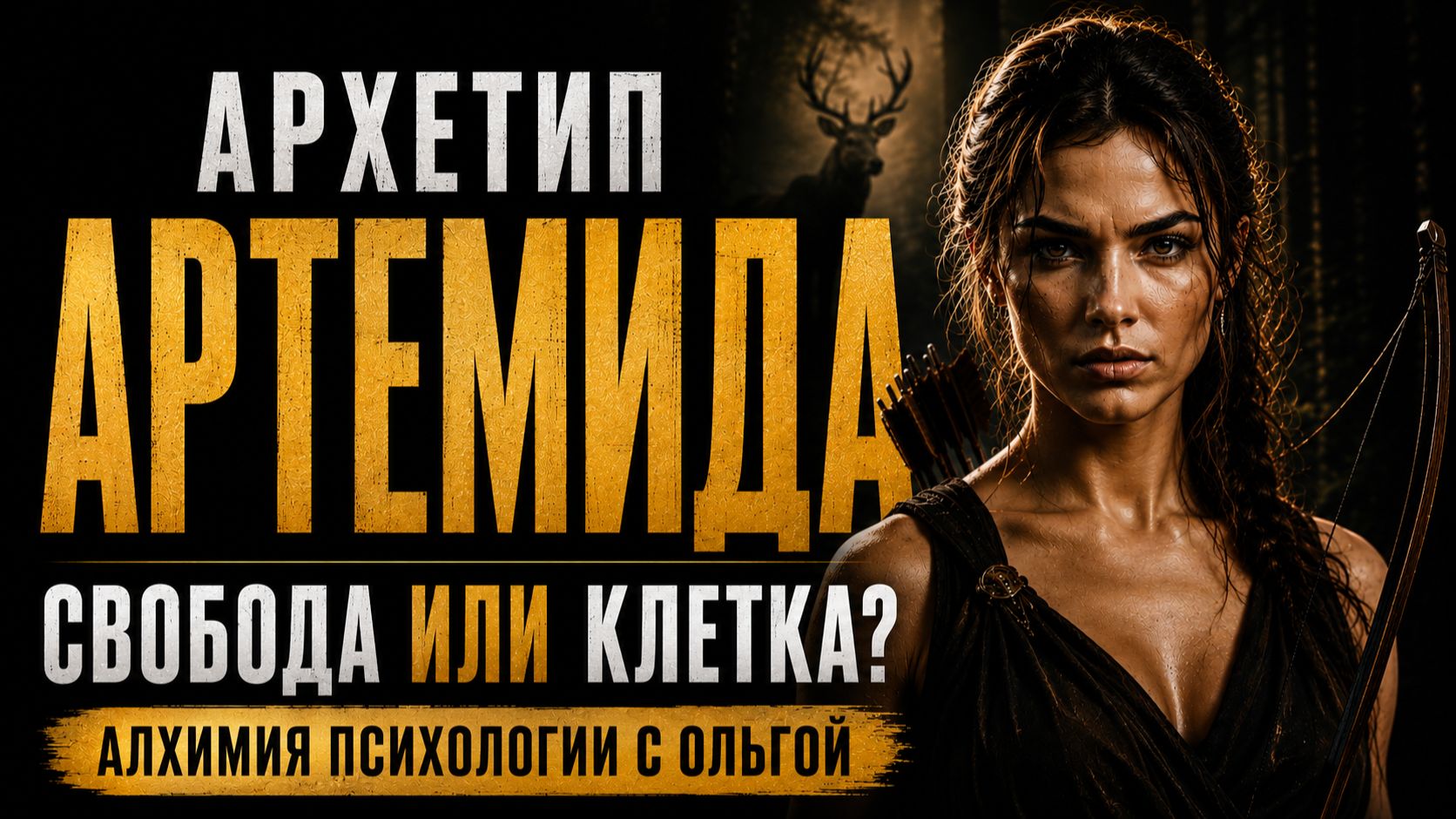 🏹  АРХЕТИП АРТЕМИДА: Свобода или клетка? Какой мужчина убьёт в ней охотницу, а кто пойдёт рядом?