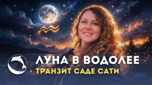Луна в Водолее. Как прожить Саде Сати? Задачи.