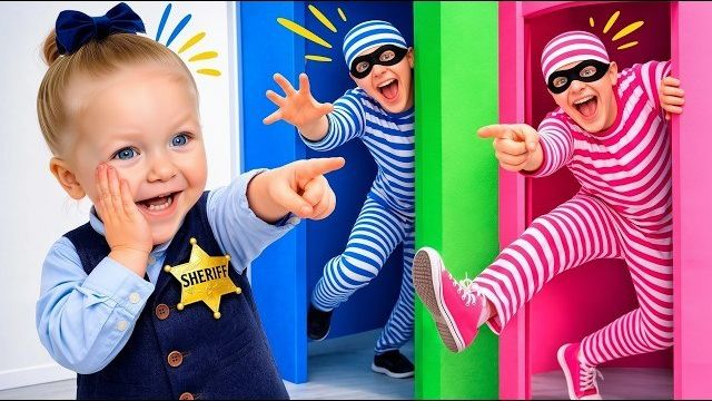 Побег из цветной тюрьмы! Полицейская погоня Евы и Ники