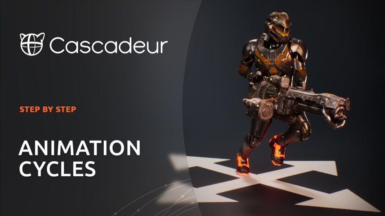 Создаем бесконечные циклы анимации в Cascadeur из Inbetweening! смотреть онлайн