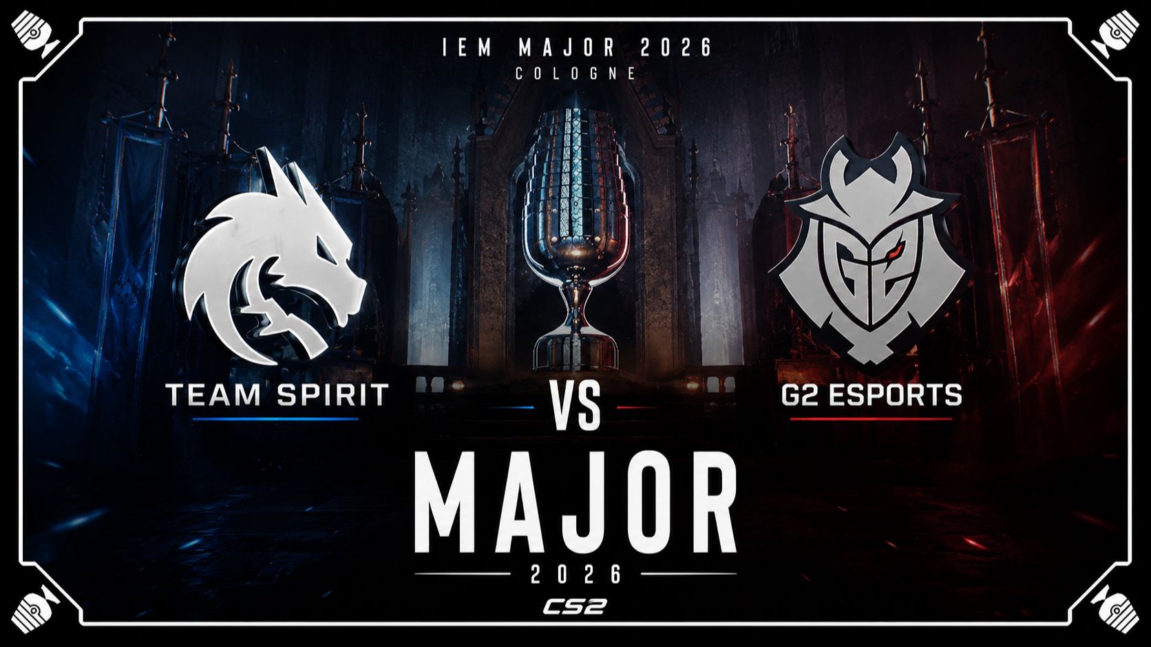 19.06.2026 | 16:45 | CS2 | 1/4 финала | ЧАСТЬ 2 | Team Spirit vs G2 Esports | IEM Cologne Major 2026 смотреть онлайн