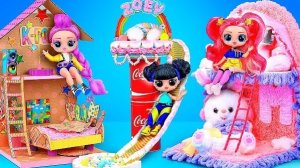 Пушистая, Картонная, Сладкая Кровать для K-Pop Охотниц на Демонов! 10 поделок для кукол L.O.L