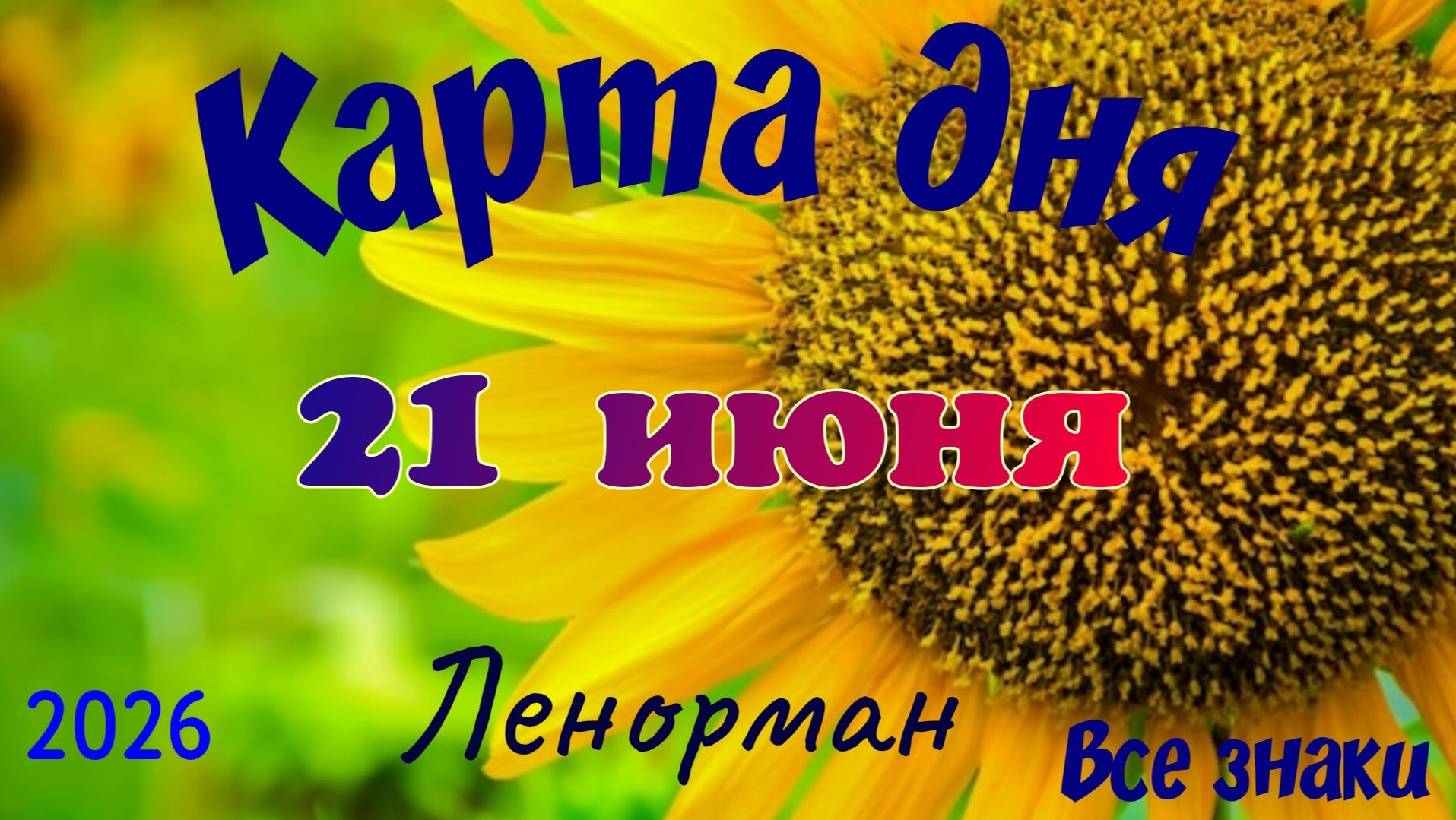 Карта дня🍓21 июня 💫🍀Ленорман. Тайм-код в описании 🦢 смотреть онлайн
