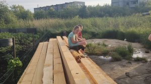 18-06-2026.Снова ливень.Вкручиваем сваи.