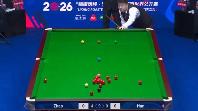 СНУКЕР..Чжао Синьтун против Хань Фуюаня World Open 2026