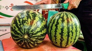 Фруктовый ниндзя Кореи. Потрясающее мастерство резки, вкусных фруктов. Уличная еда в Корее
