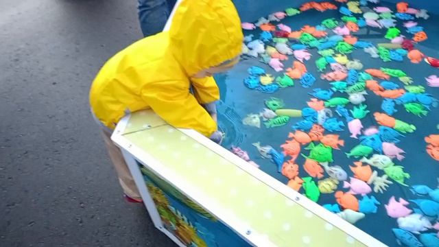 Маркуша ловит рыб голыми руками🙂.