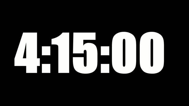 4 HOUR 15 MINUTE TIMER • 255 MINUTE COUNTDOWN TIMER ⏰ LOUD ALARM ⏰ смотреть онлайн