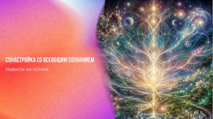 Новости из потока. Сонастройка со всеобщим сознанием | Ченнелинг Numerorum