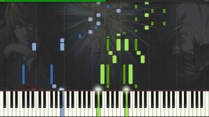the WORLD - Death Note OP1 - Animenz Piano Transcription ( HARD Version )
