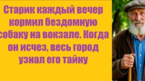 Истории из жизни | Аудио рассказы | Старик каждый вечер кормил бездомную собаку | Жизненные истории