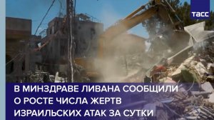 В Минздраве Ливана сообщили о росте числа жертв израильских атак за сутки