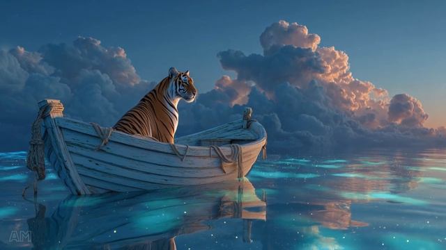 ALONE ｜ OPEN SEA AMBIENCE AND CALMING BANSURI FLUTE ｜ INSPIRED BY LIFE OF PI ｜ RELAX, STUDY, ASMR смотреть онлайн