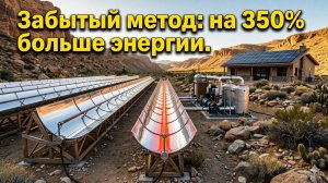 Солнечные панели — это обман! Эта система за 100 долларов в 3.5 раза эффективнее