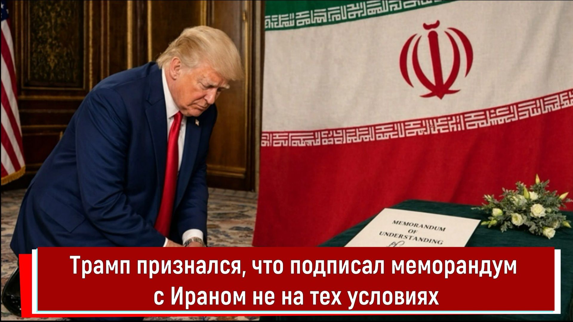Трамп признался, что подписал меморандум с Ираном не на тех условиях смотреть онлайн