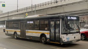 Поездка на автобусе ЛиАЗ-5292.65-03 (С 214 УЕ 790) по маршруту №21 «Руза—Станция Тучково»
