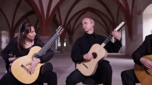 Barrios Guitar Quartet plays Santiago de Murcia - Fandango