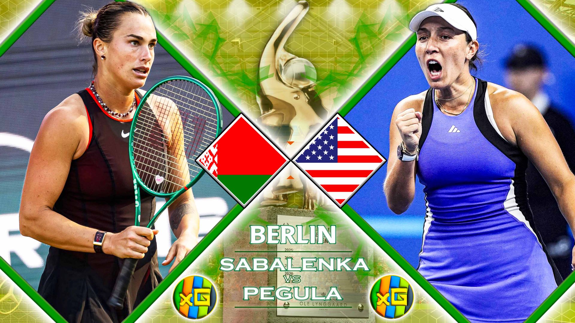 Соболенко - Пегула | WTA БЕРЛИН | 20.06.2026 | Прямая трансляция | xG смотреть онлайн