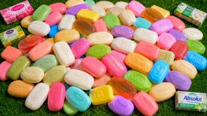 Удовольствие на несколько минут: 3 радужные ванночки с конфетами M&M's и волшебной слизью
