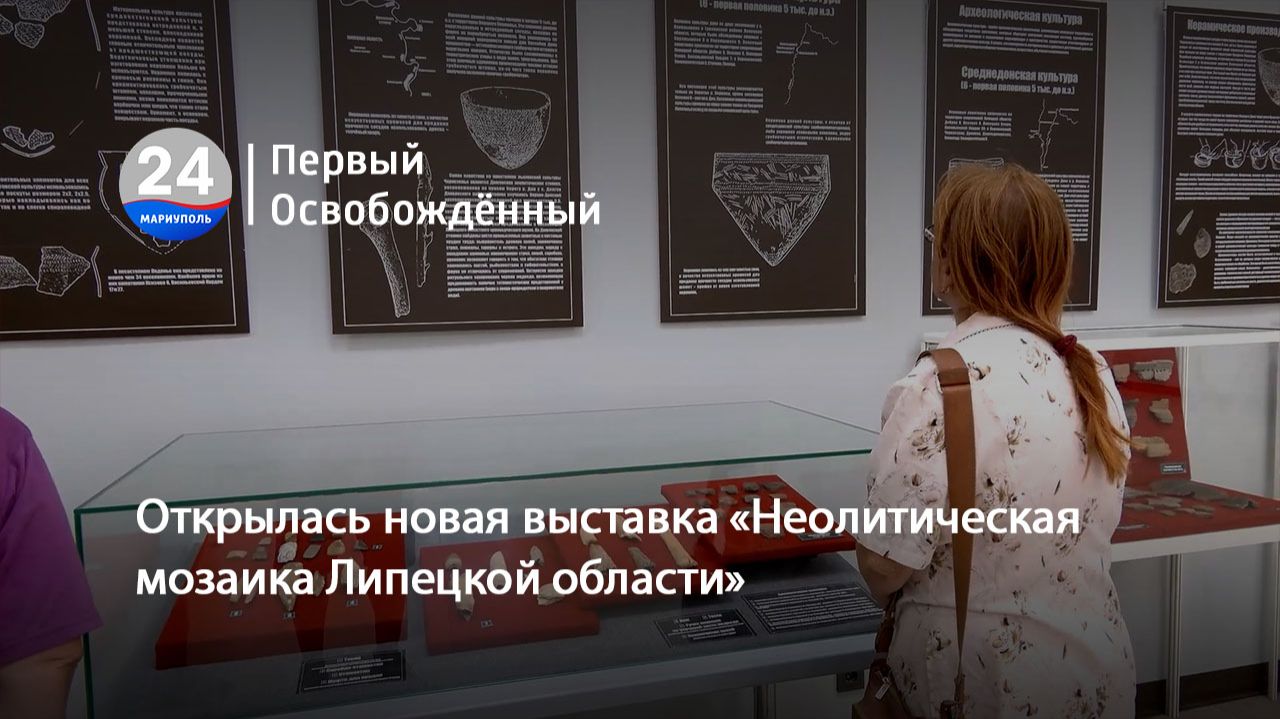Открылась новая выставка «Неолитическая мозаика Липецкой области». 19.06.2026