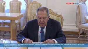 🔴 #ПрямойЭфир: Вступительное слово С.В.Лаврова в ходе переговоров с главой МИД Мадагаскара А.Ндиайе