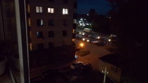 Летний вечер -Вид из окна