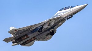 Первый полет нового истребителя Су-57Д России