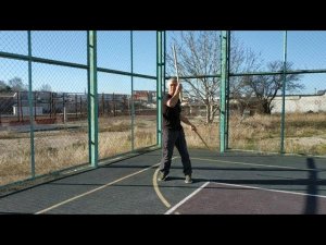 Gymnastic exercises with sticks Гимнастика Виток