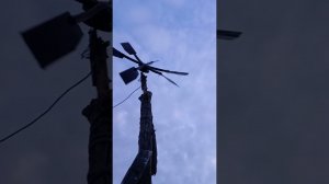 Ветряк из гироскутера своими руками