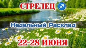 СТРЕЛЕЦ♐ Недельный расклад 22-28 ИЮНЯ /Таро Прогноз/Сферы жизни