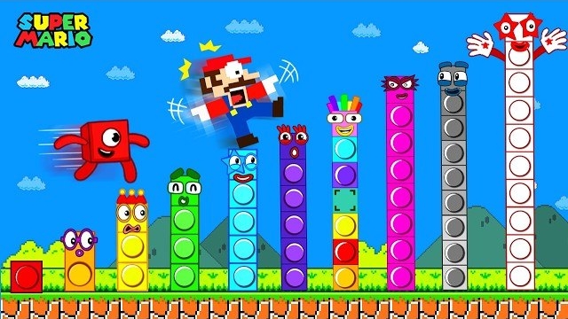 Super Mario Bros. Доделали узор? У Марио и Номера 1 украли Их кубики в Змеином лабиринте смотреть онлайн