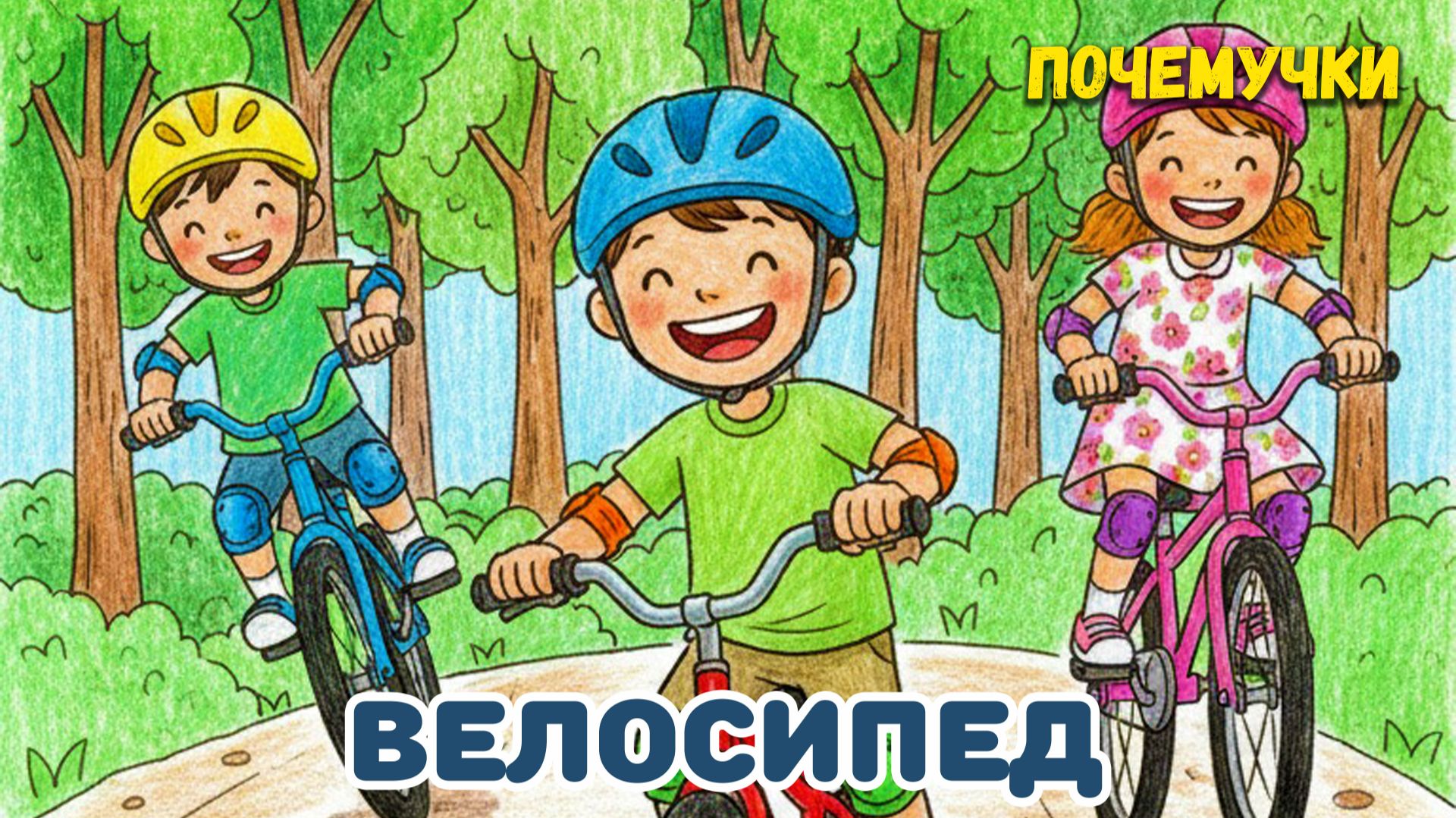 Велосипед | Почемучки | Детские песни