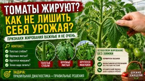 Жирования томатов - разбираем признаки на живом примере.#огород #garden #сад #дача #обзордачи