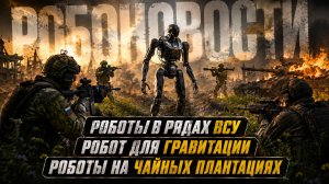 РОБОТЫ В РЯДАХ ВСУ / РОБОТЫ НА ЧАЙНЫХ ПЛАНТАЦИЯХ И КАК ОНИ СПАСУТ ДЕМОГРАФИЮ КИТАЯ ?