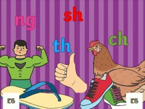 Чтение буквосочетаний sh ch th ng   с аудио