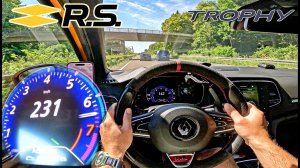 Прохват на RENAULT MEGANE RS TROPHY по АВТОБАНУ AutoTopNL