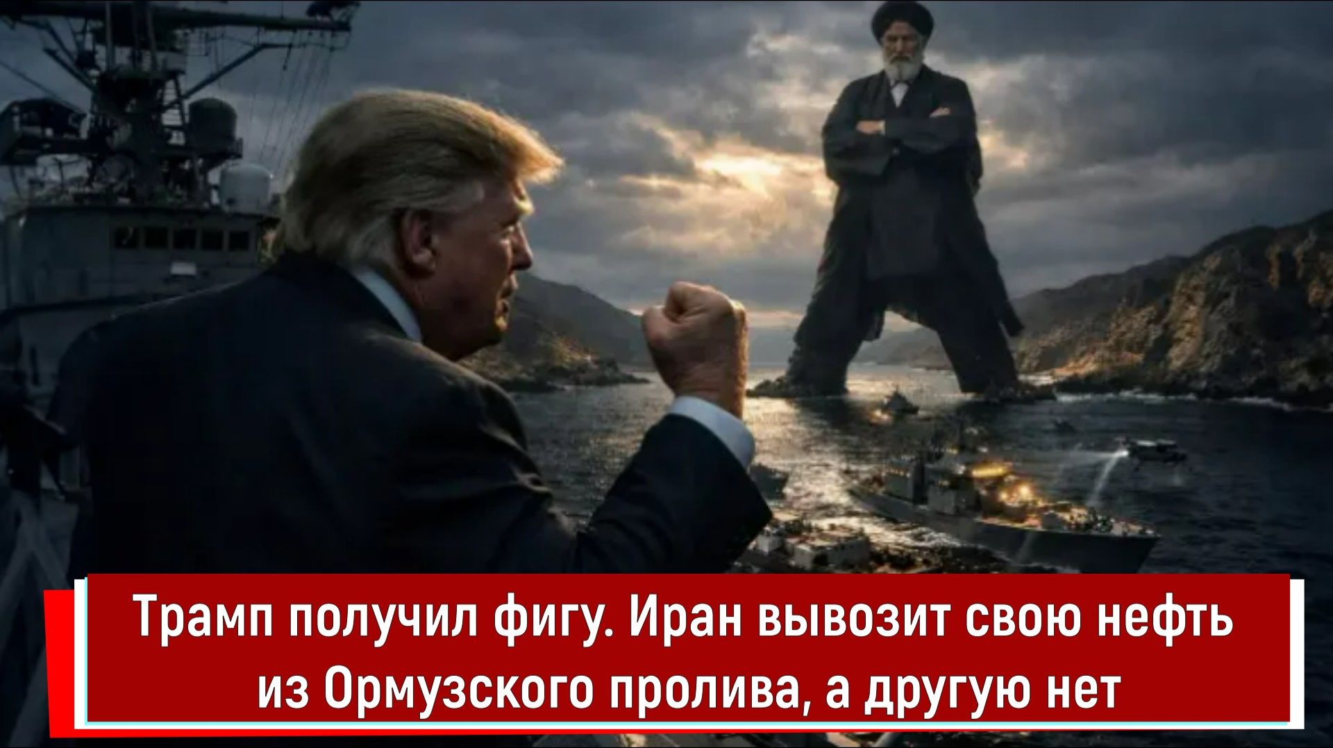 Трамп получил фигу. Иран вывозит свою нефть из Ормузского пролива, а другую нет