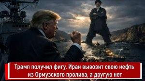 Трамп получил фигу. Иран вывозит свою нефть из Ормузского пролива, а другую нет
