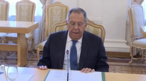 С.В.Лавров и Министр иностранных дел Мадагаскара А.Ндиайе, Москва, 19 июня 2026 года