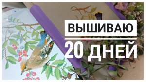 Продвижения за 20 дней июня | Вышивка крестом