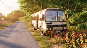 OMSI 2 Поездка еа ПАЗ-32054  по городу Веселкино маршрут 101