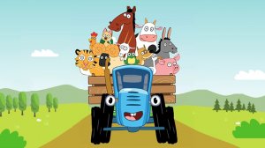 СИНИЙ ТРАКТОР 🚜🚜🚜 БОЛЬШОЙ СБОРНИК ПЕСЕНОК И МУЛЬТИКОВ🚜🚜🚜👶