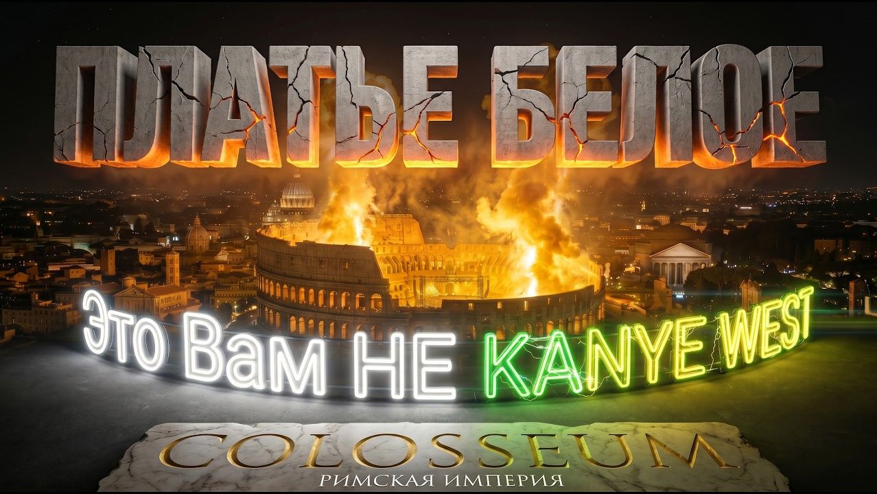 KANYE WEST плакал, когда услышал этот AI Cover 🎸 Платье Белое _ Colosseum _ BMAI-ART