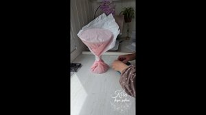 Подбукетница для зефирных цветов.