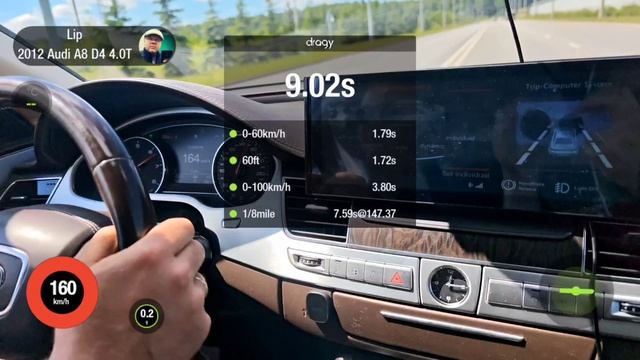 AUDI A8 4.0 0-100 смотреть онлайн