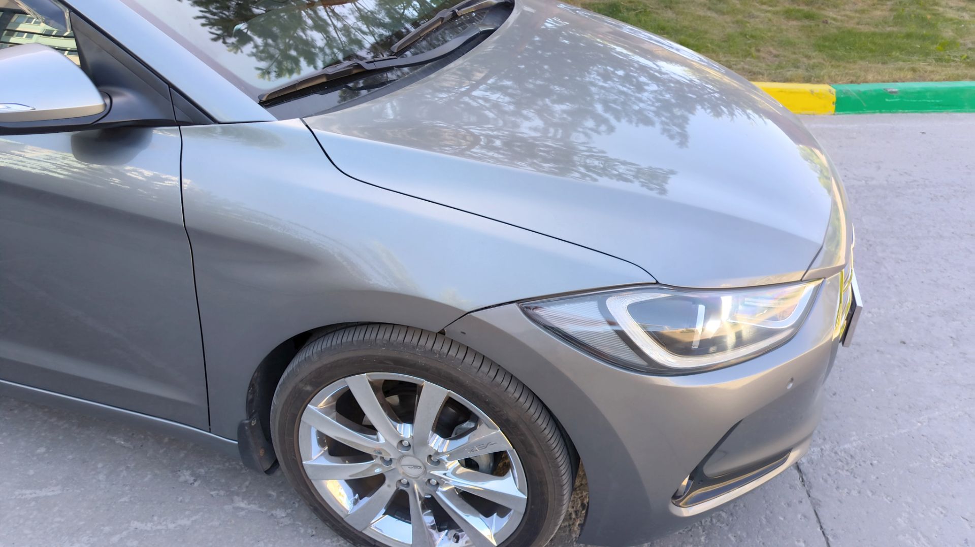 Родное крыло восстановлено! Удаление вмятин без покраски. Hyundai Elantra AD смотреть онлайн