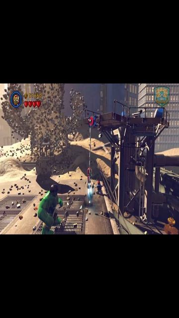 С брандспойта в монстра. LEGO Marvel Super Heroes.