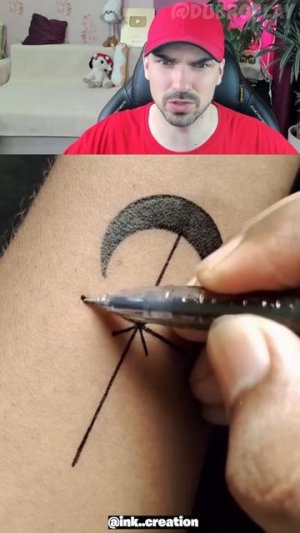 Как нарисовать крутой Рисунок на РУКЕ🤌? #shorts