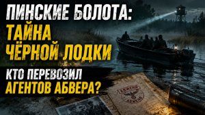 СМЕРШ. ПИНСКИЕ БОЛОТА: ТАЙНА ЧЁРНОЙ ЛОДКИ — КТО ПЕРЕВОЗИЛ АГЕНТОВ АБВЕРА?