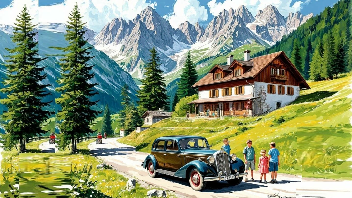 An Alpine Painter s shelter home small show.
